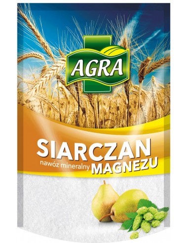 AGRA Nawóz granulowany SIARCZAN MAGNEZU, 2 kg 