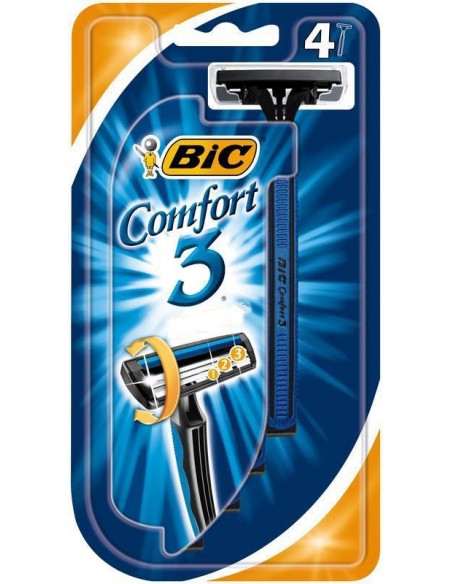 BIC Maszynka jednorazowa COMFORT 3, 4 szt