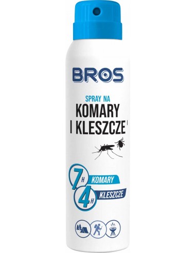 BROS Spray na komary i kleszcze, 90 ml