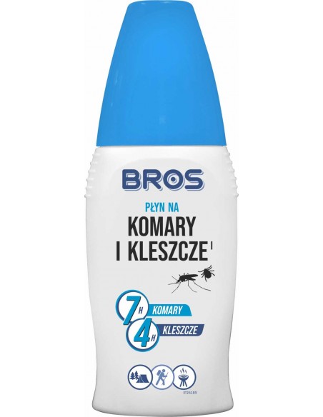 BROS Płyn na komary i kleszcze, 100 ml