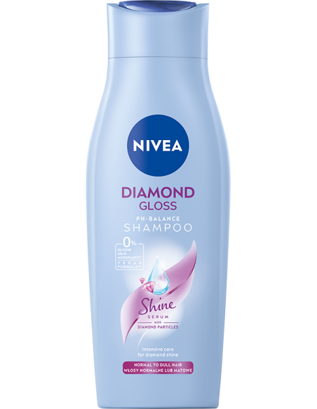 NIVEA DIAMOND GLOSS Szampon do włosów, 400 ml 