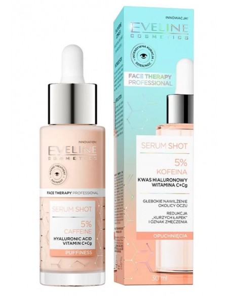 EVELINE SERUM SHOT Kuracja do skóry wokół oczu 5% KOFEINA, 30 ml