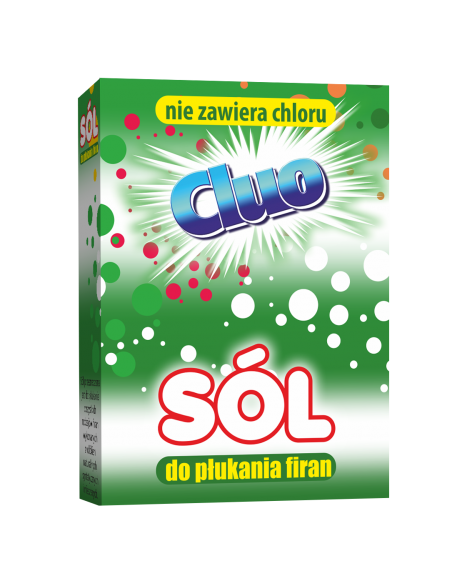 CLUO Sól do płukania firan, 450 g