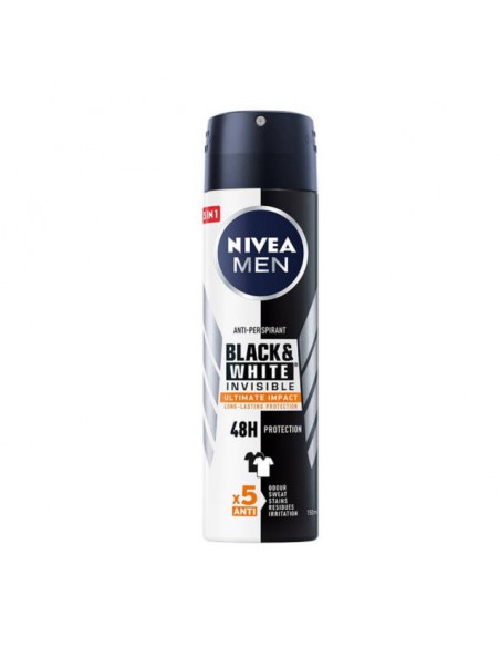 NIVEA MEN Antyperspirant spray ULTIMATE IMPACT INVISIBLE, 150 ml