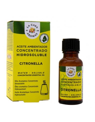 LA CASA DE LOS AROMAS CITRONELLA Olejek zapachowy do nawilżaczy o zapachu TRAWY CYTRYNOWEJ, 18 ml