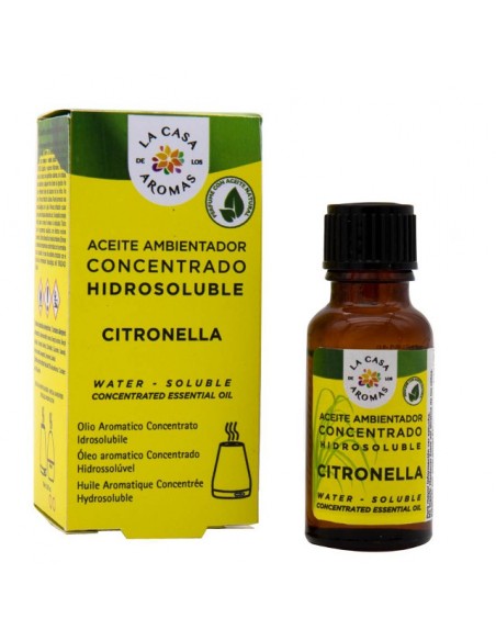 LA CASA DE LOS AROMAS CITRONELLA Olejek zapachowy do nawilżaczy o zapachu TRAWY CYTRYNOWEJ, 18 ml