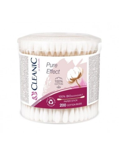 CLEANIC PURE EFFECT Patyczki higieniczne papierowe, 200 szt