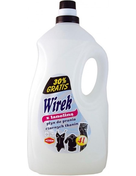 WIREK Płyn z lanoliną do prania CZARNYCH TKANIN, 4L