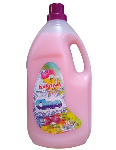 CLUO Płyn do płukania KWIATOWY, 4 l