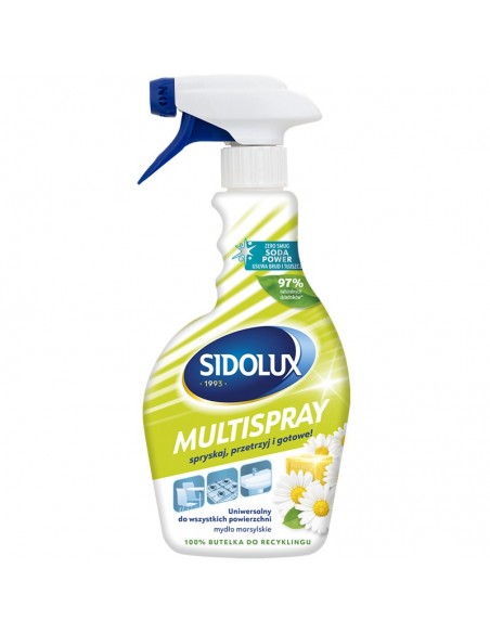 SIDOLUX Multispray uniwersalny do wszystkich powierzchni MYDŁO MARSYLSKIE, 500 ml 