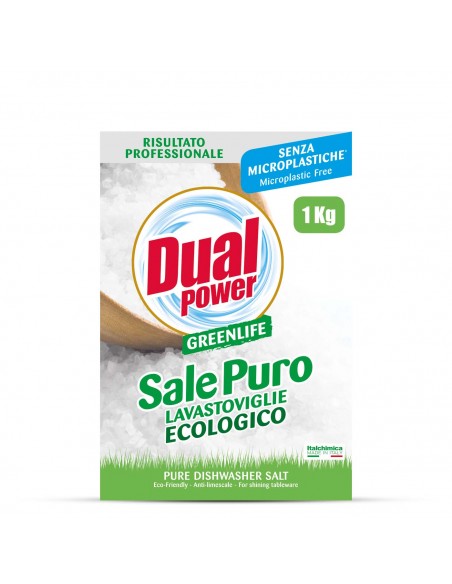 DUAL POWER ECO Sól do zmywarki GREENLIFE, 1 kg