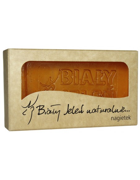 BIAŁY JELEŃ Hipoalergiczne mydło glicerynowe z ekstraktem z nagietka, 100 g