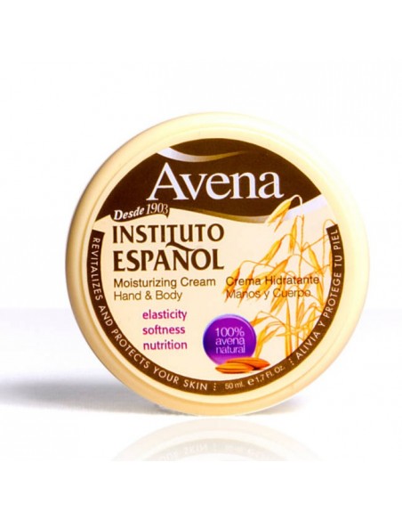 INSTITUTO ESPANOL AVENA Krem do ciała i rąk, OWIES, 50 ml