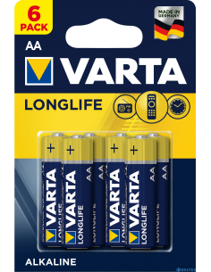 VARTA Baterie alkaliczne AA LR6 LONGLIFE, 6 szt