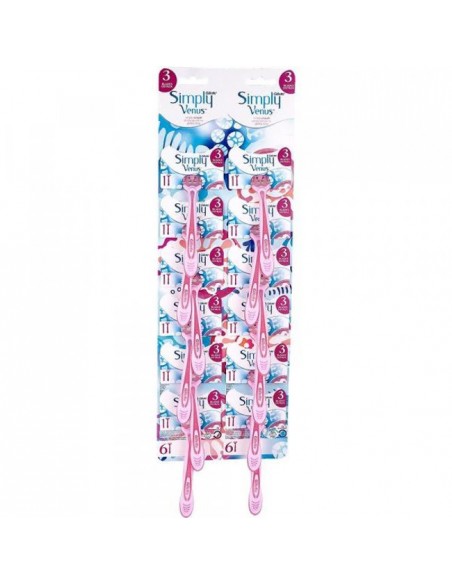 GILLETTE Jednorazowe maszynki SIMPLY VENUS 3, 12 szt
