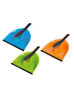 YORK - Zmiotka + szufelka z gumą CLIP