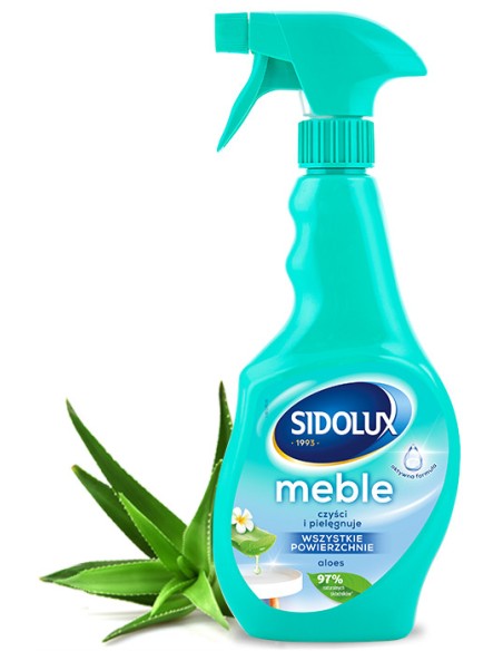 SIDOLUX Spray do mebli ALOES, 400 ml