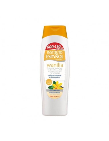 INSTITUTO ESPANOL Wanilia, kremowy żel pod prysznic o zapachu waniliowym, 750ml