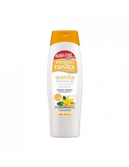 INSTITUTO ESPANOL Wanilia, kremowy żel pod prysznic o zapachu waniliowym, 750ml