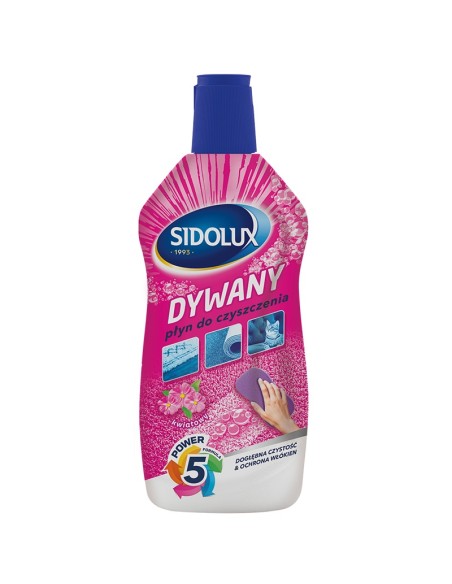 SIDOLUX Płyn do czyszczenia dywanów KWIATOWY, 500 ml