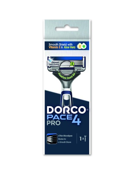 DORCO MEN Maszynka jednorazowa PACE PRO 4, 4 ostrza, 1 szt