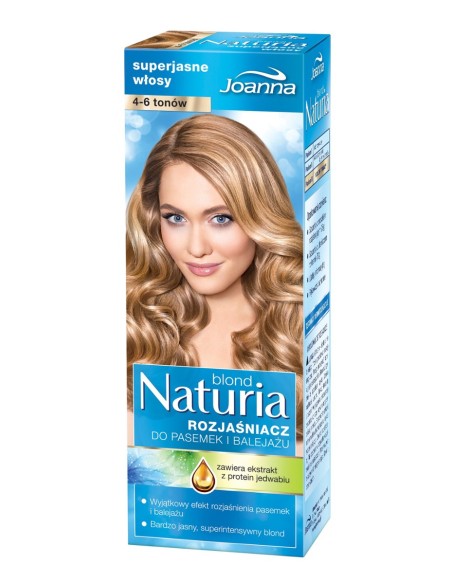 Joanna Naturia blond Rozjaśniacz do pasemek i balejażu 4-6 tonów