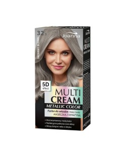  Joanna Farba Do Włosów Multi Cream Metallic 32.5 Srebrny Blond 