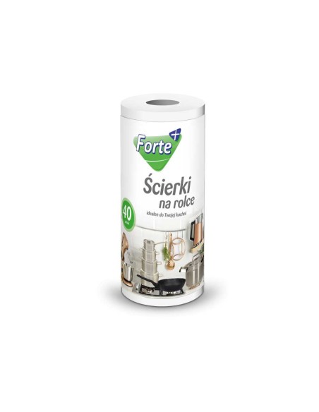 FORTE+ Ścierki na rolce, 40 szt