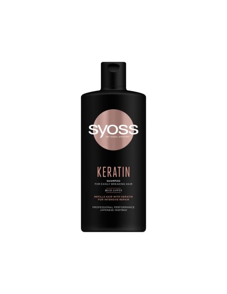 SYOSS KERATIN Szampon do włosów ŁAMLIWYCH, 440 ml