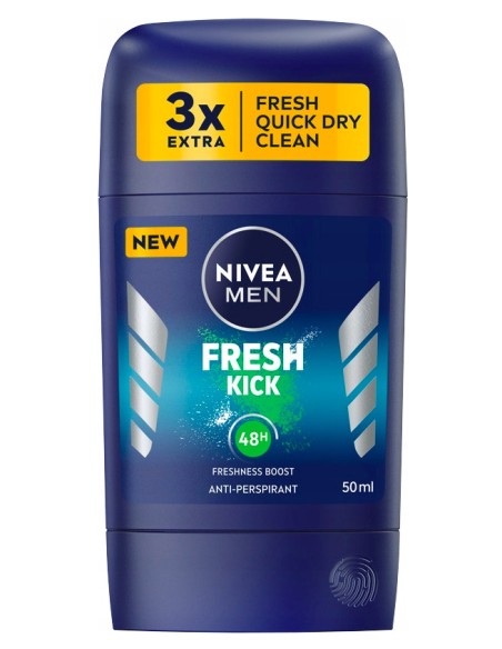 NIVEA MEN Antyperspirant w sztyfcie FRESH KICK, 50 ml