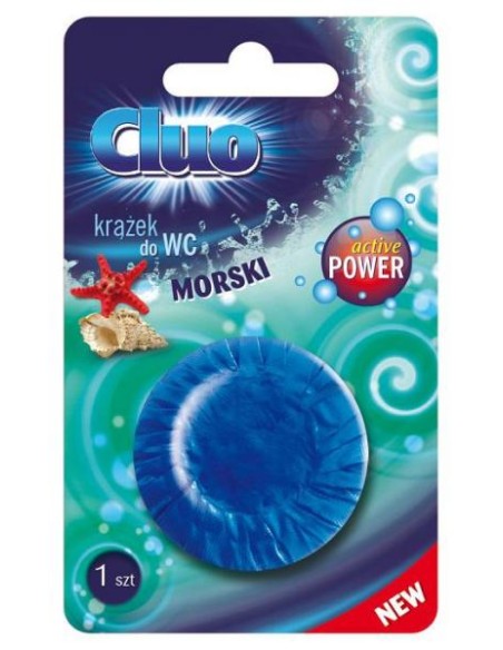 CLUO Krążek do wc niebieski MORSKI, 50 g