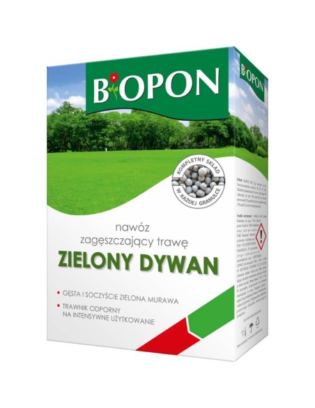 BIOPON Nawóz zagęszczający trawę ZIELONY DYWAN, 5 kg