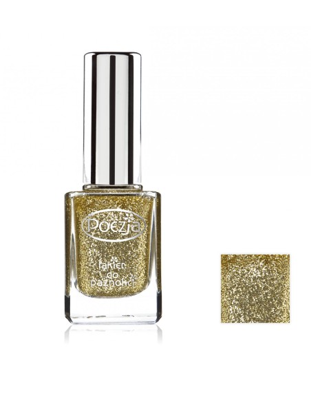 POEZJA Lakier do paznokci 109 ZŁOTY BROKAT, 11 ml