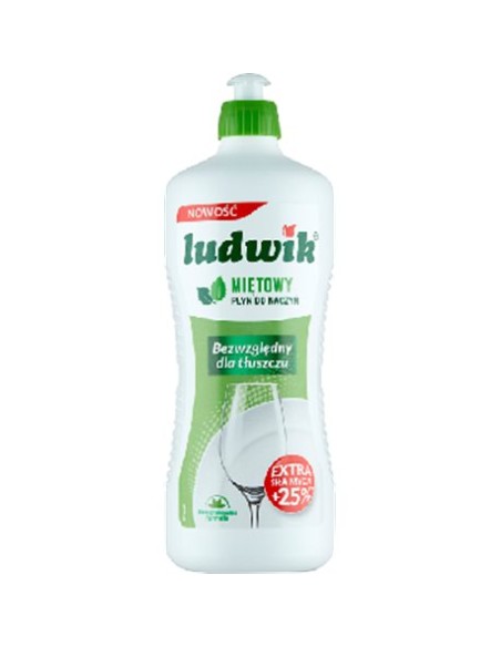 LUDWIK Płyn do mycia naczyń MIĘTOWY, 900 g