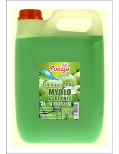 POEZJA Mydło w płynie ZIELONE JABŁKO, 5 l
