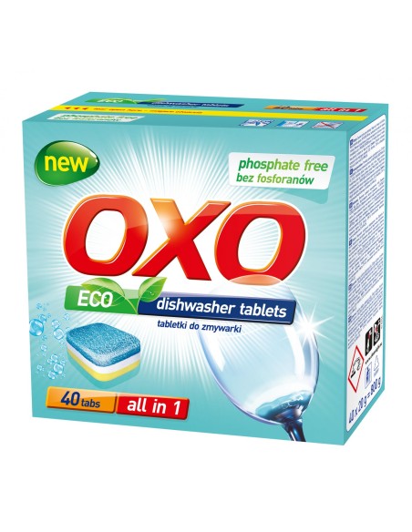 OXO Tabletki do zmywarki ALL IN 1, 40 szt