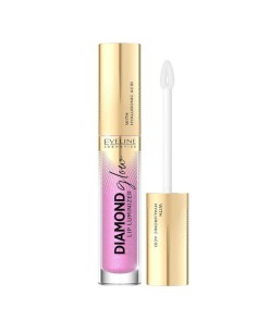 EVELINE DIAMOND GLOW LIP LUMINIZER Błyszczyk do ust z kwasem hialuronowym 10 ROSE VIOLET, 4,5 ml