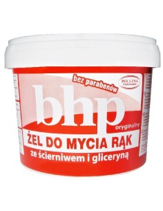BHP Żel do mycia rąk ze ścierniwem i gliceryną, 500 g
