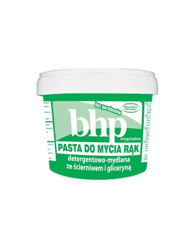 BHP Pasta do mycia rąk detergentowa-mydlana ze ścierniwem i gliceryną, 500 ml