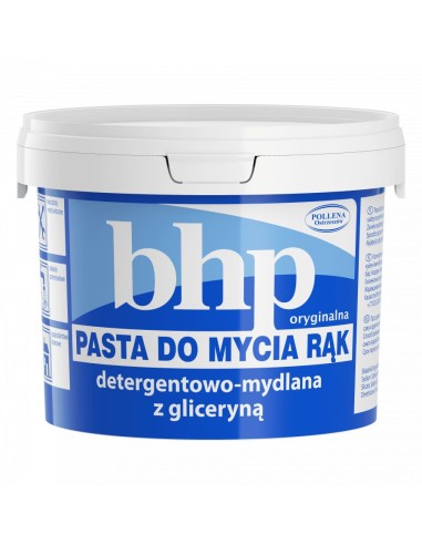 BHP Pasta do mycia rąk detergentowo - mydlana z gliceryną, 500 g