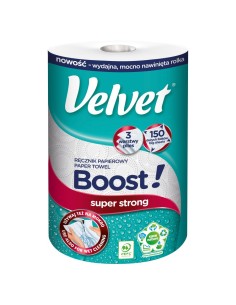 VELVET BOOST Ręcznik papierowy 3-warstwowy 150 listków, 1 szt