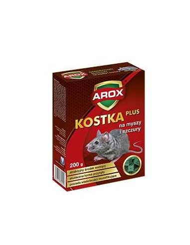 AROX PLUS Kostka na myszy i szczury, 200 g