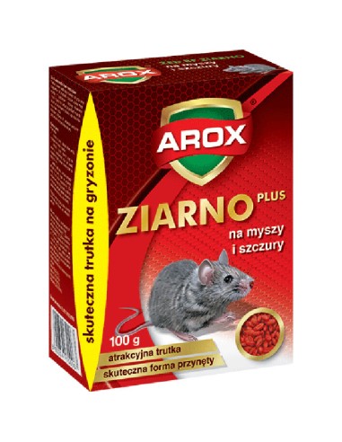 AROX PLUS Ziarno granulat na myszy i szczury, 100 g