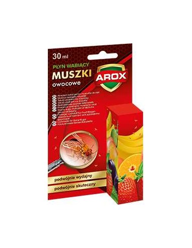 AROX Płyn wabiący muszki owocowe, 30 ml zapas