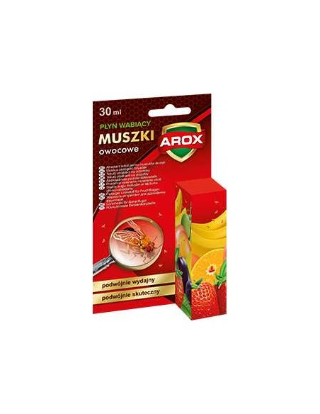 AROX Płyn wabiący muszki owocowe, 30 ml zapas