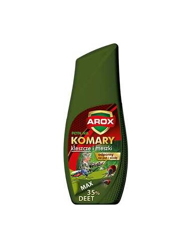 AROX Płyn na komary, kleszcze i meszki MAX DEET 35%, 100 ml
