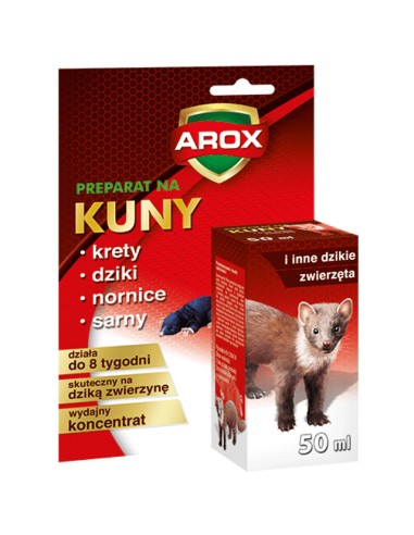 AROX Preparat na kuny i inne dzikie zwierzęta, 50 ml