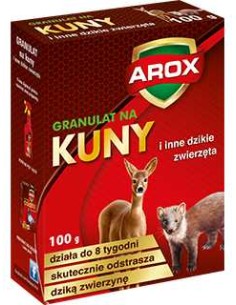 AROX Granulat na sarny, kuny i inne dzikie zwierzęta, 100 g