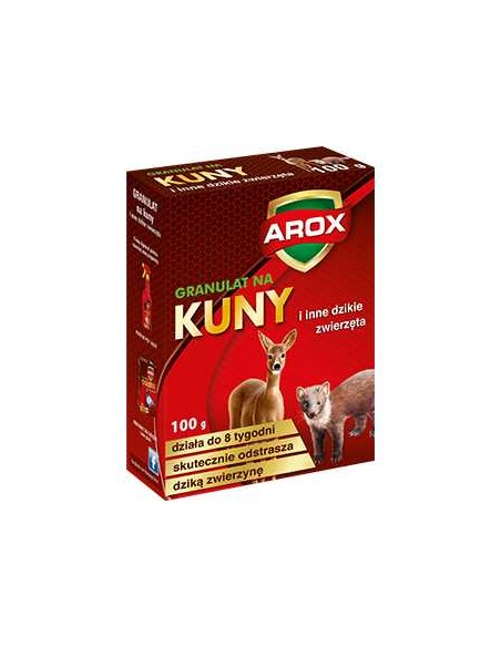 AROX Granulat na sarny, kuny i inne dzikie zwierzęta, 100 g