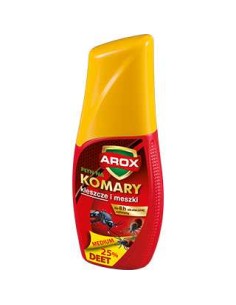 AROX Płyn na komary, kleszcze i meszki MEDIUM DEET 25%, 50 ml